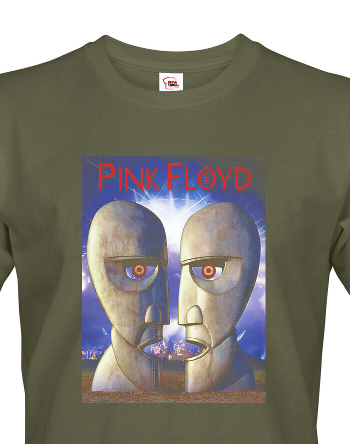 Pánské tričko s potiskem kapely Pink Floyd  - parádní tričko s potiskem rockové skupiny Pink Floyd