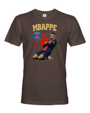 Pánské tričko s potiskem Kylian Mbappé -  pánské tričko pro milovníky fotbalu