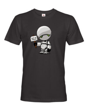 Pánské tričko s potiskem Marvin Robot