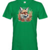 Pánské tričko s potiskem Lišky a podzimu